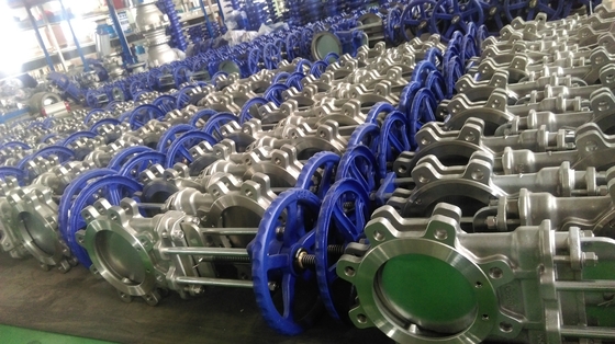 Carbon Steel Knife Gate Valve with EPDM Seat for Double Acting Corrosion Resistance