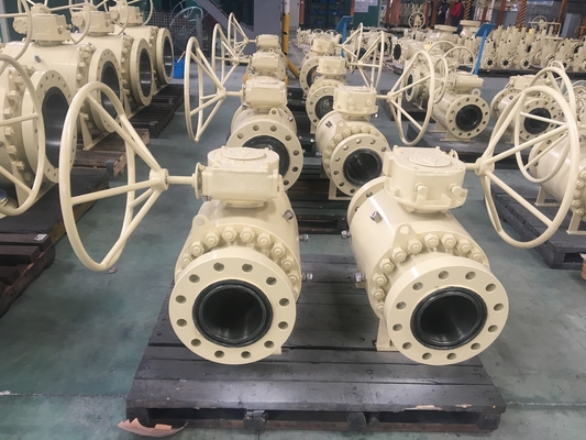 Blowout Proof 2500lb Trunnion Ball Valve for Industrial Fluid Control