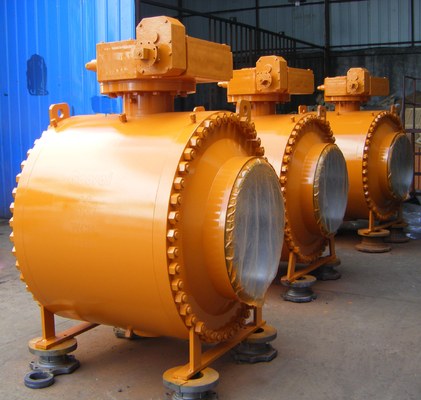 Blowout Proof 2500lb Trunnion Ball Valve for Industrial Fluid Control