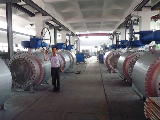 Blowout Proof 2500lb Trunnion Ball Valve for Industrial Fluid Control