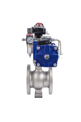 DN1200 Manual Operation Segmented V Ball Valve For High Pressure Systems