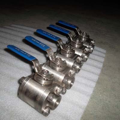 Blowout Proof Stem Floating Ball Valve -101.C~ 280.C Stainless Steel Nameplate