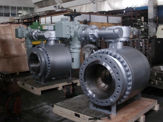 16 Inch Soft Seat Trunnion Ball Valve for Heavy Duty Applications